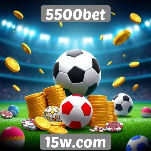 Variedade de jogos oferecidos no 5500bet